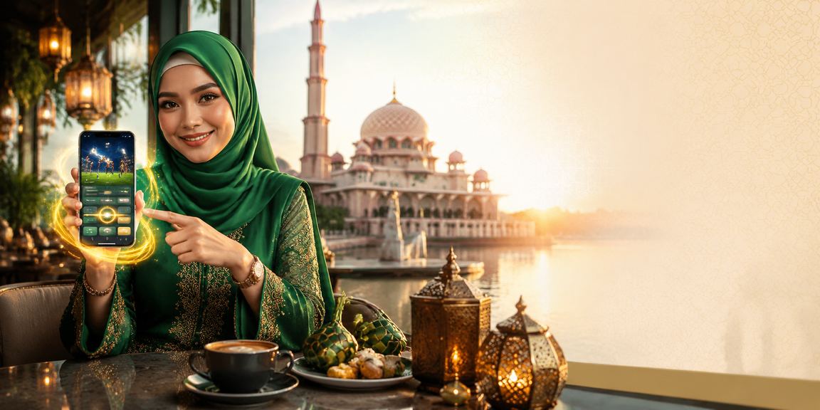 Pemain menggunakan telefon pintar untuk akses kasino dalam talian 43000 semasa perayaan di Putrajaya